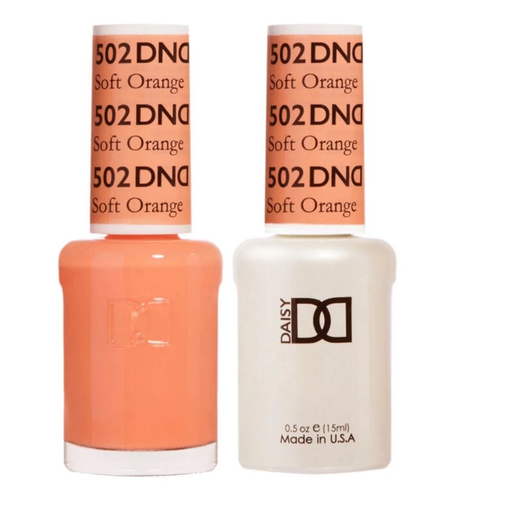 DND Gel and Matching Polish Set (502 – Soft Orange)